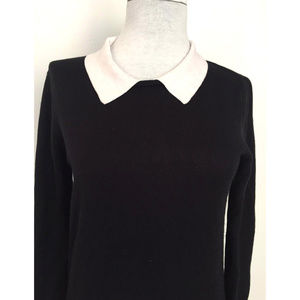 sweater with white collar